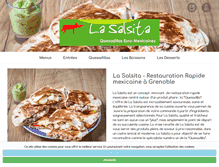 Tablet Screenshot of lasalsita.com